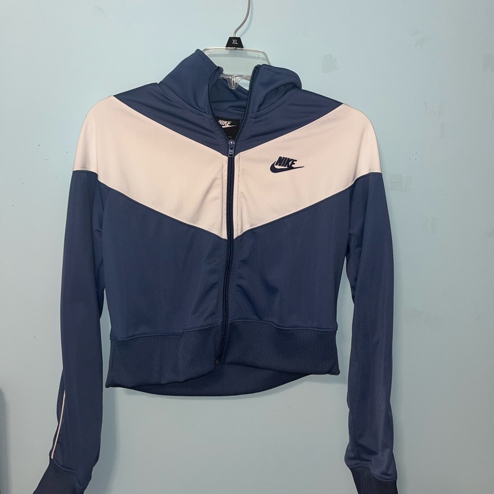 Navy blue & white Nike jacket
